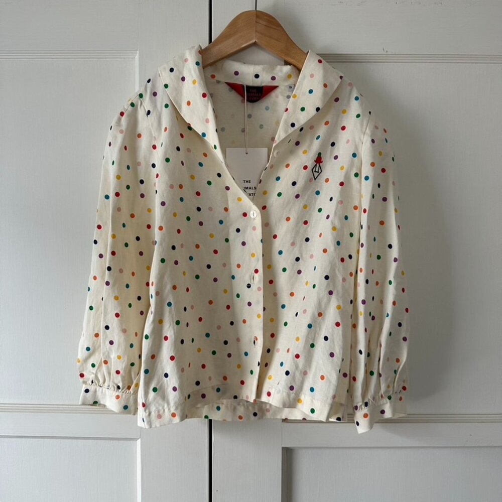 The Animals Observatory Polka Dot Blouse